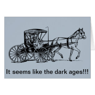 Cartão Viagem de Pandemia de Cavalo e Buggy