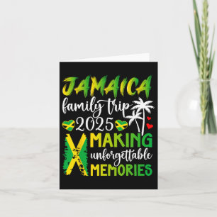 Cartão Viagem em Família à Jamaica 2025 Criando Memórias 