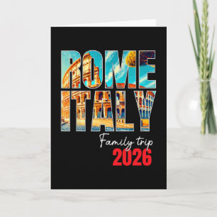 Cartão Viagem em Família a Roma Itália 2026 Férias na Eur