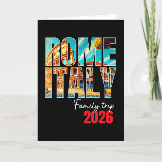 Cartão Viagem em Família a Roma Itália 2026 Férias na Eur