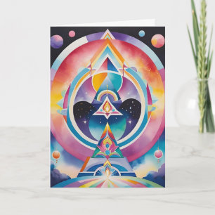 Cartão Viagem espiritual Alma Viagem Aura Energia Astral