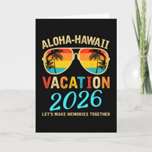 Cartão Viagem Familiar Aloha Hawaii 2026 Criando Memórias