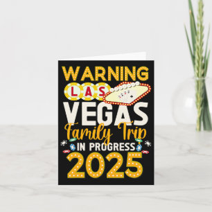 Cartão Viagem Familiar De Las Vegas Em Curso 2025 Las Veg