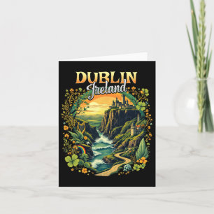 Cartão Viagem Férias Dublin Irlanda Lembrança Irlandesa