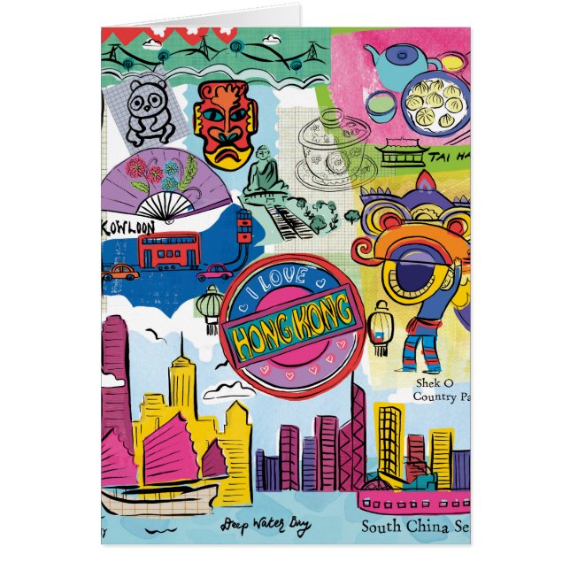 Cartão Viagem global - Hong Kong (Frente)