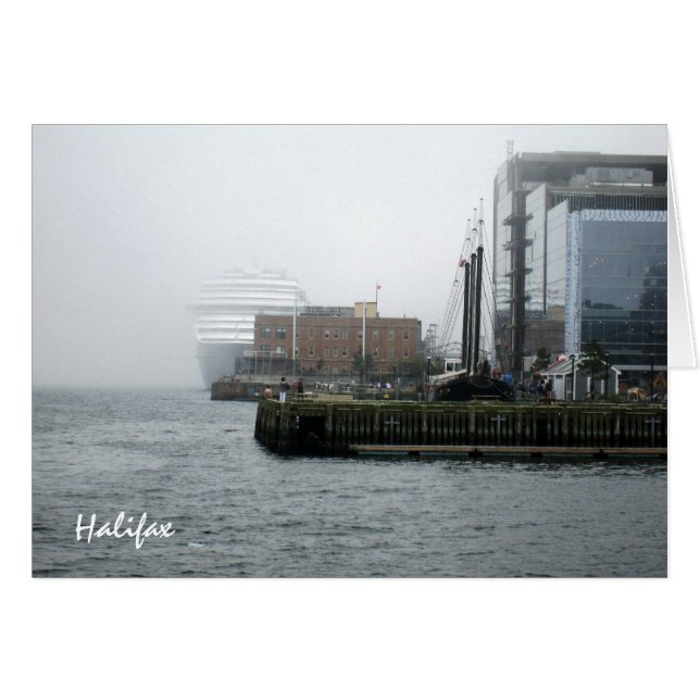 Cartão viagem Halifax de g/nc Artisanware (Frente Horizontal)