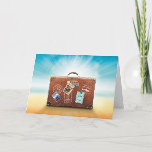 Cartão Viagem, vinheta Italia vintage