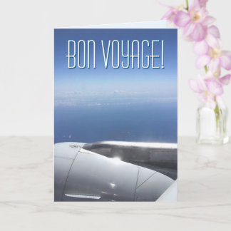 Cartão Viagem Wanderlust Janela Assento Bon Voyage