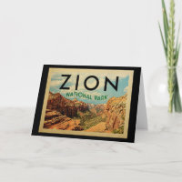 Viagens vintage do Parque Nacional Zion