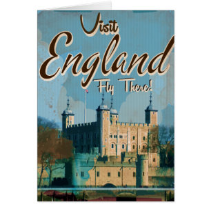 Cartão Viagens vintage Inglaterra