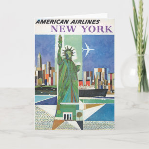 Cartão Viagens vintage Para American Airlines