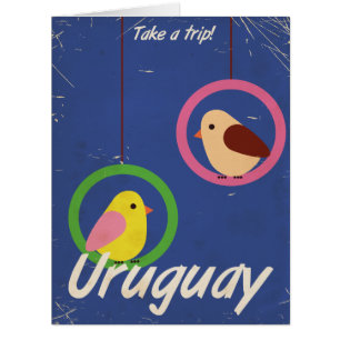 Cartão Viagens vintage Uruguai