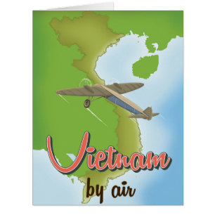 Cartão Viagens vintage Vietnã