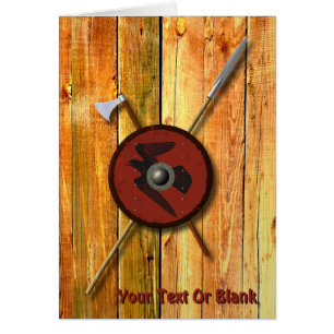 Cartão Viajando O Escudo E As Armas