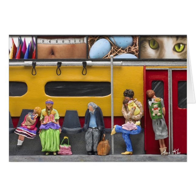 Cartão Viajantes de solitário (Frente Horizontal)