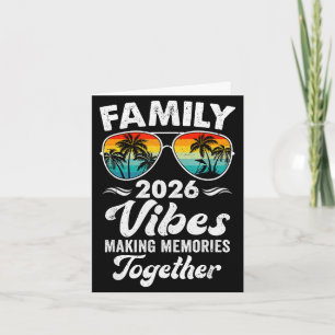 Cartão Vibes de família 2026 reunião de família férias fa