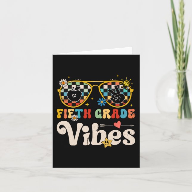 Cartão Víblias do 5º grau - Equipe do 5 - 1º dia da rua (Frente)