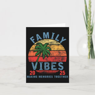 Cartão Vibrações da Família 2025 Reunião de Família em Fé