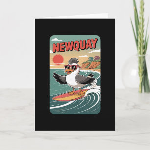 Cartão Vibrações da Praia de Newquay