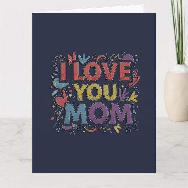 Cartão Vibrant Colorful Card / Tarjeta Colores Vibrantes (Frente)