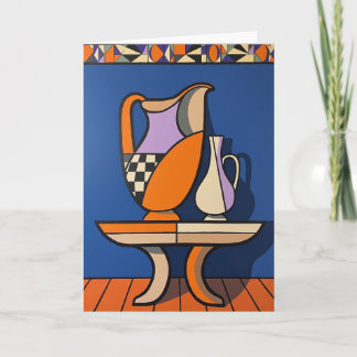 Cartão Vibrant Dads Day Art Card