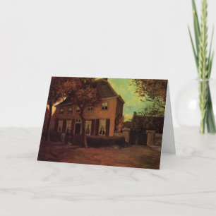 Cartão Vicarage em Nuenen por Vincent van Gogh
