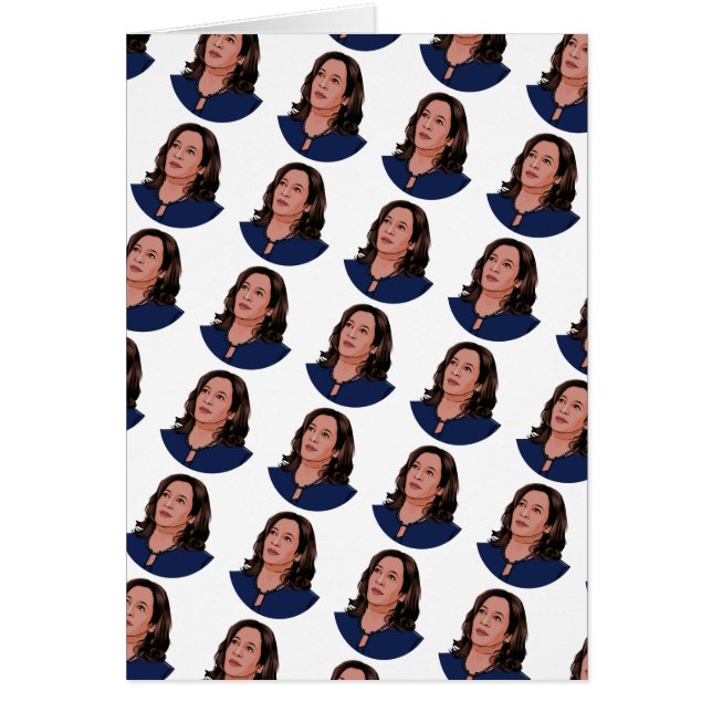 Cartão Vice-Presidente Kamala Harris (Frente)