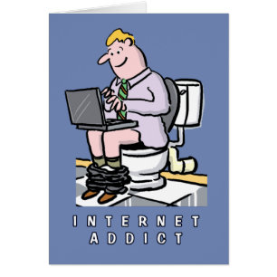 Cartão Vício de computadores, Internet e redes sociais