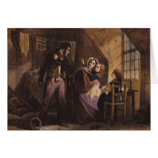 Cartão Vício e virtude: Miséria (Frente Horizontal)