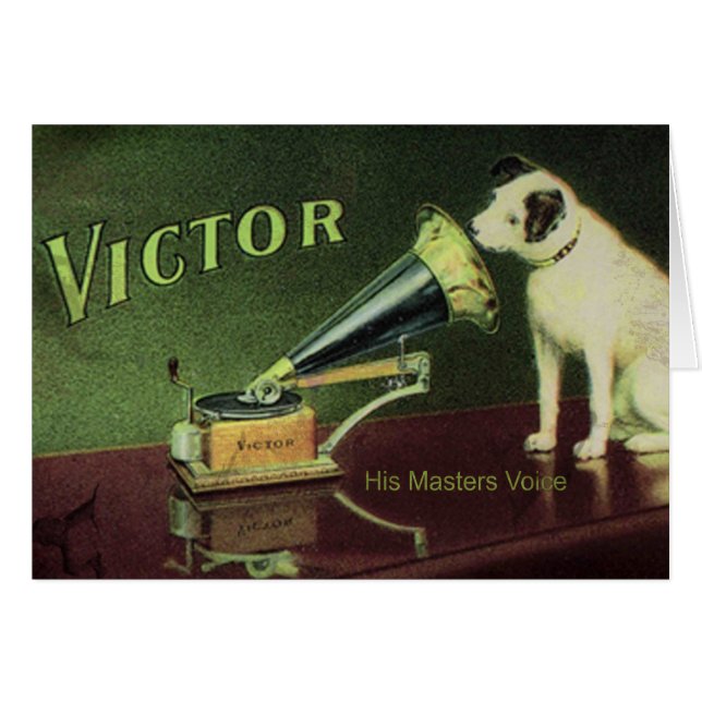 Cartão Victor 1899 (Frente Horizontal)