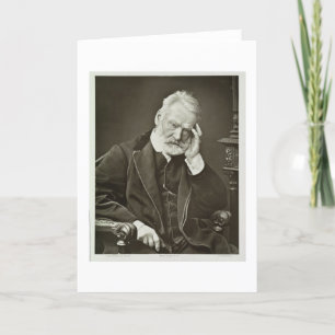 Cartão Victor Hugo (1802-85), from 'Galerie Contemporaine