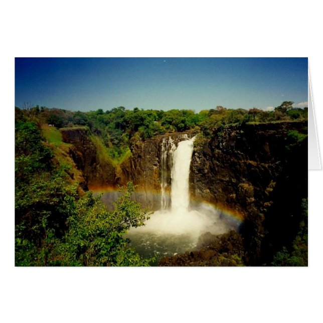 Cartão victoria cai arco-íris (Frente Horizontal)