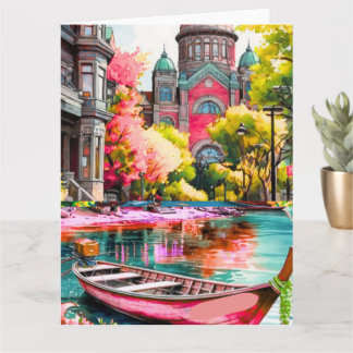 Cartão Victoria Travel Art Postcard, Travel Art Postcard,