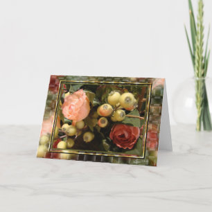 Cartão Victorian blank card