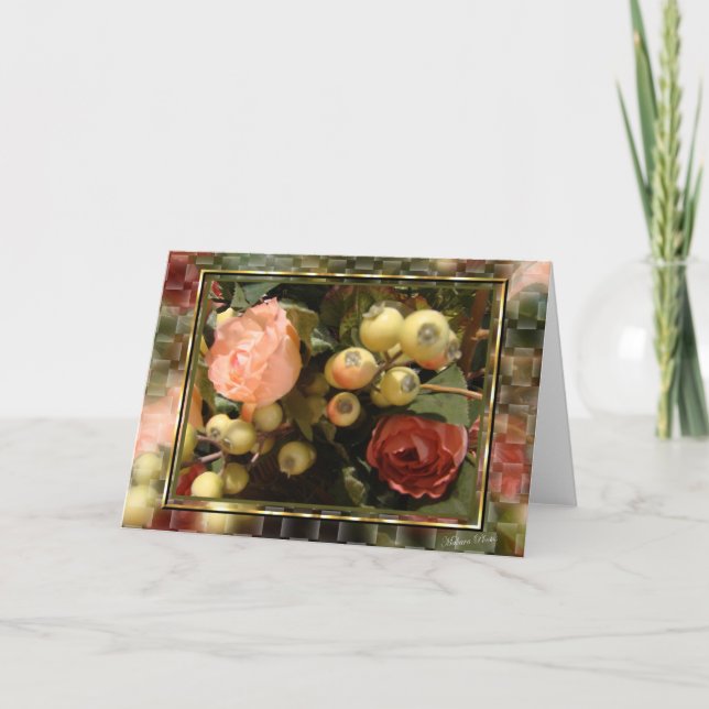 Cartão Victorian blank card (Frente)