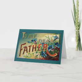 Cartão Victorian Father's Day Greeting Card