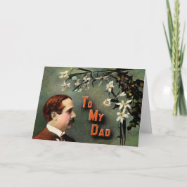 Cartão Victorian Father's Day Greeting Card