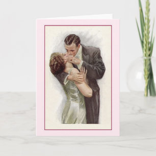 Cartão Victorian Kiss Note Card