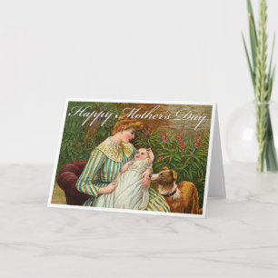 Cartão Victorian Mothers Day Card