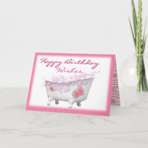 Cartão Victorian Tub-customize-any occasion