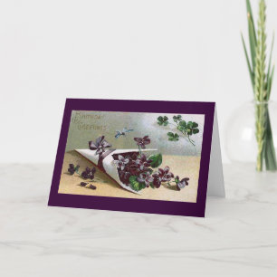 Cartão Victorian Violets