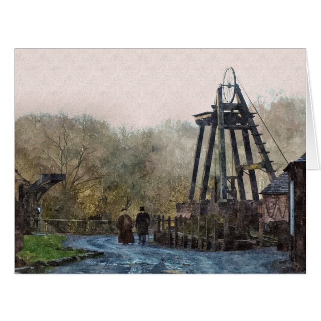 CARTÃO VICTORIANO DE INGLATERRA (Frente horizontal)