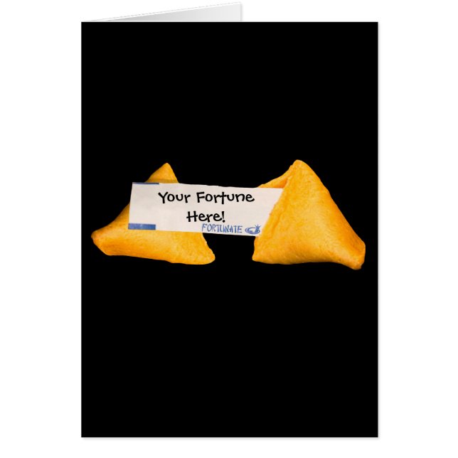 Cartão Vida afortunada (Frente)