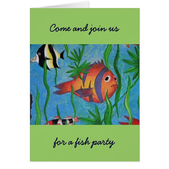 Cartão vida aquática (Frente)