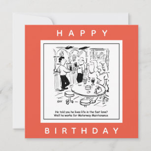 Cartão Vida de manutenção da autoestrada no cartoon Fast 