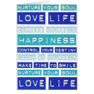 Cartão Vida do amor, sorriso