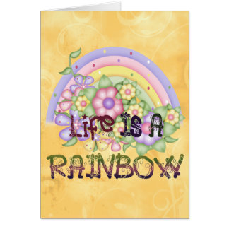 Cartão Vida do arco-íris
