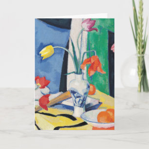 Cartão Vida Estática com Tulipas   Samuel John Peploe