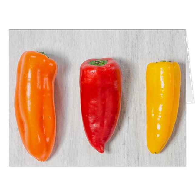 Cartão Vida Estática do Pepper (Frente horizontal)