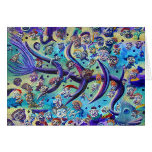 Cartão Vida marinha profunda